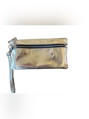Metallic Gold Wristlet Clutch